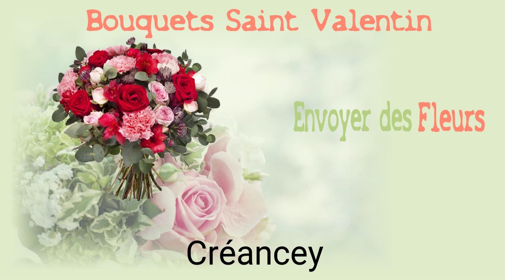Roses de Saint-Valentin livrées à Créancey